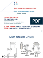 Multi Actuators Pneumatic Circuit