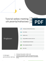 Tutorial Webex Peserta PDF