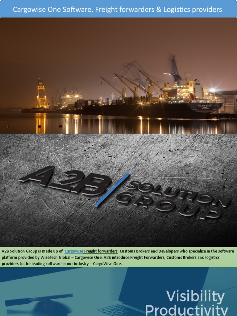 Cargowise One Solutions for Logistics | PDF | Business