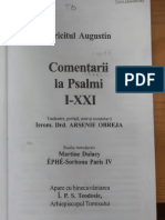 Comentariu Psalmi Fericitul Augustin 1-20 PDF