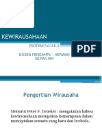 Kewirausahaan Pertemuan Ke 2