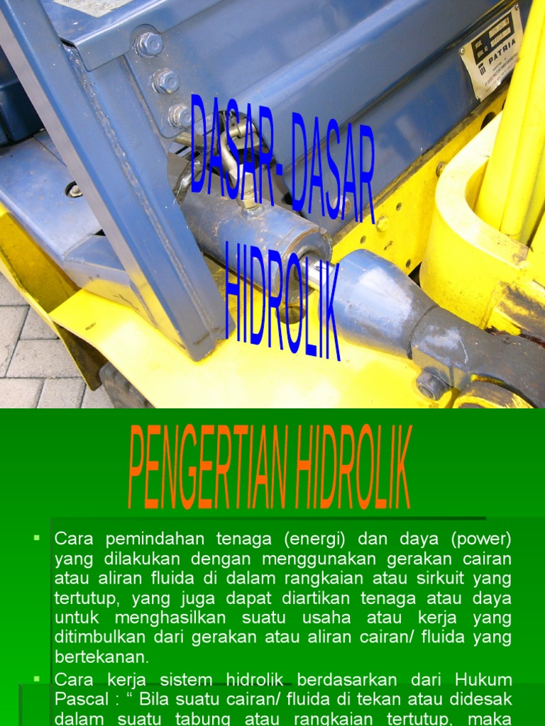 Dasar Dasar Hidrolik Pdf