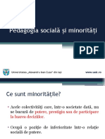 PEDAGOGIE SOCIALA Minoritati Si P.S