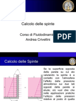 FLUIDODINAMICA - Calcolo Delle SPINTE (Univpm)