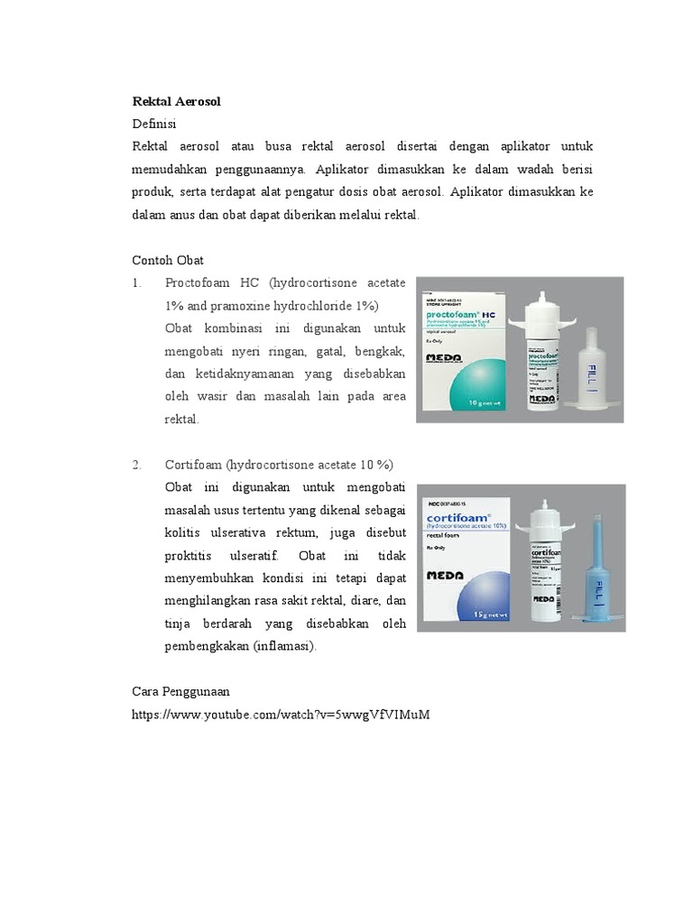 Rectal Aerosol | PDF | Kesehatan Holistik