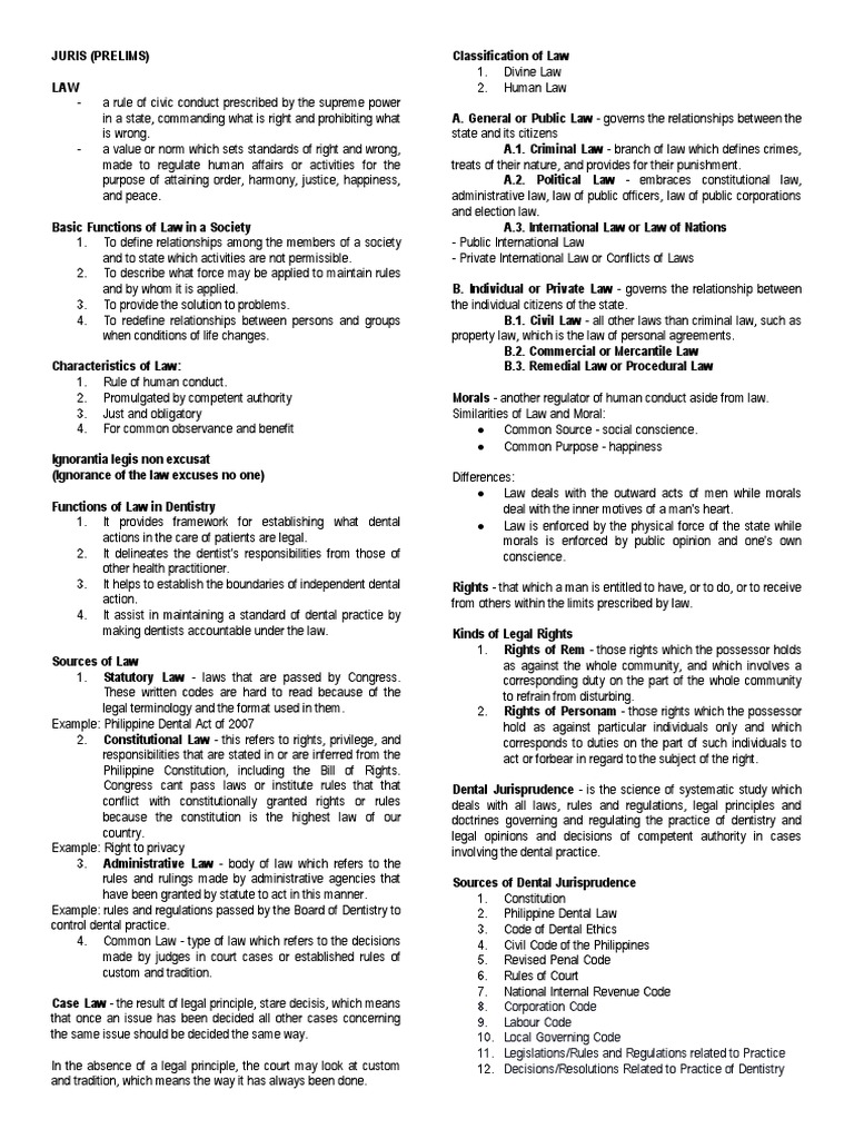 JURIS PDF Dental Hygienist Dentistry