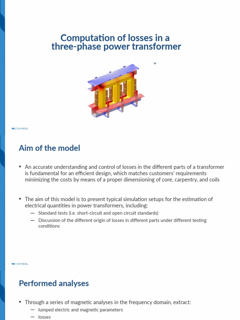 Transformer Losses Analysis Model | PDF | Inductor | Transformer