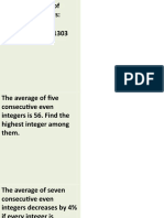 Average, Weight, Marks Math Problems (40ch