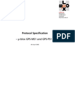 Protocol Specification (μ-blox GPS-MS1 and GPS-PS1) (GPS G1-X-00005)