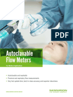 Sensirion Mass Flow Meters Autoclavable Flow Meters Flyer