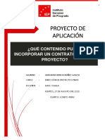 Trabajo practicoDIRECCIÓN DE PROYECTOS PMI II