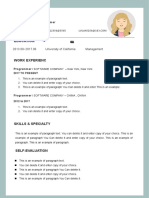 Fresh Resume-WPS Office