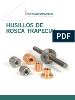 Husillos de rosca trapecial