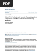 Efficient FPGA Architectures for Separable Filters and Logarithmi