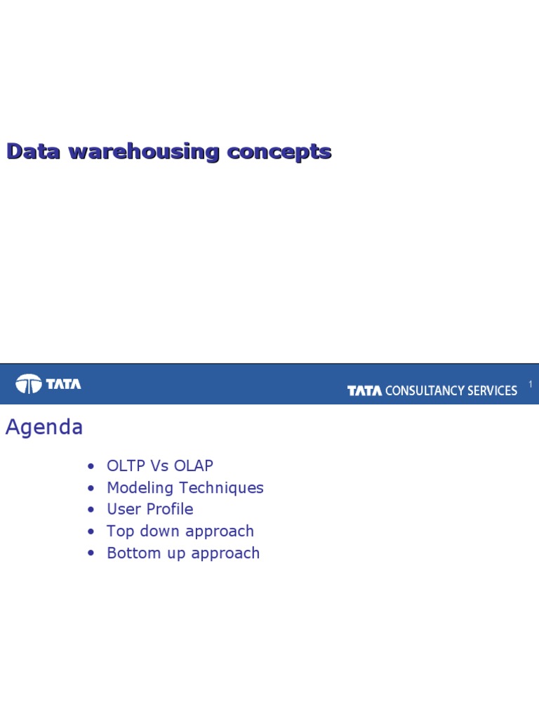 DW Concepts | PDF | Data Warehouse | Data Management