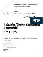 Proiect de Curs Anul VI