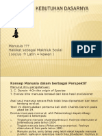 Manusia Dan Kebutuhan Dasar