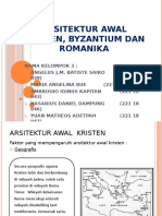 Arsitektur Awal Kristen, Byzantium Dan Romanika