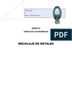 RECICLAJE DE METALES