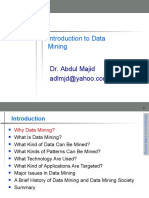 Lect 1 Introduction To Data Mining