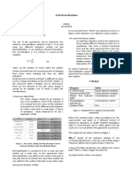 Acid Base Titration