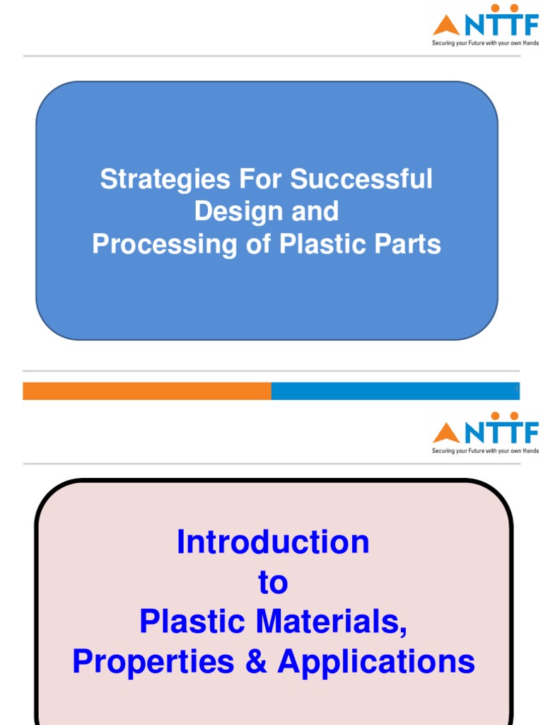 01.introduction To Plastic Materials, Properties and Applications PDF