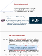 O que é Pesquisa Operacional