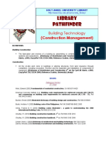 CEA - Building Technology - Construction MGMNT PDF