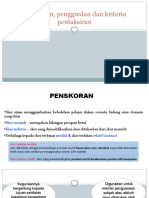 Penskoran, Penggredan Dan Kriteria Pentaksiran