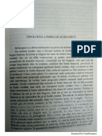 Coseriu 1994 Tipologia Limbilor Romanice