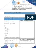 Ejercicios 2 - Ecuaciones Diferenciales No Homogéne