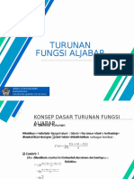 Turunan Fungsi Aljabar