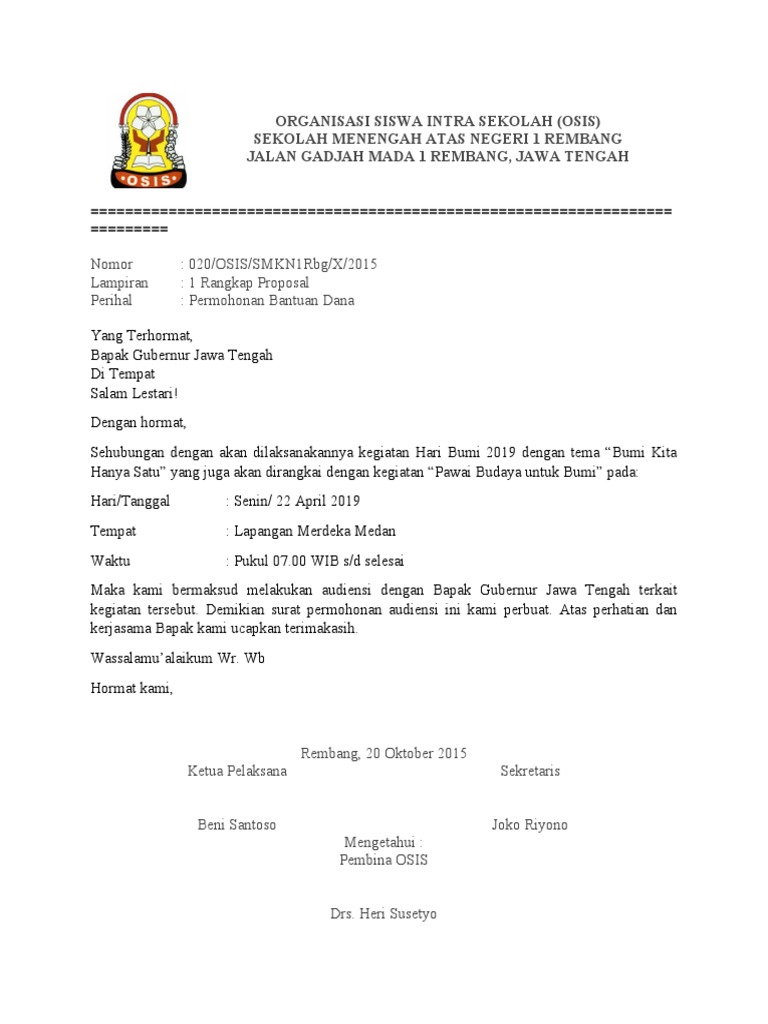 Surat Permohonan Audiensi Pdf