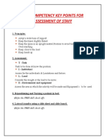 PMH Competency Key Points For Assessment of Staff PDF