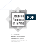 EVALUACION FINANCIERA EN LA PYME Emprendedores UNAM
