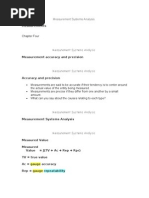 Gauge R&R Measurement System Analysis | PDF | Technology & Engineering