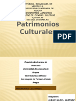 PATRIMONIOS CULTURALES