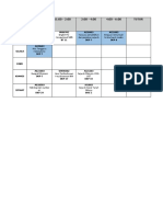 Jadual Sem4