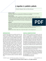 Foreign Body Ingestion in Pediatric Patients.15 PDF