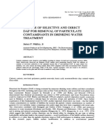 1995, Malley, The Use of Selective and Direct DAF for Removal of Particulate Contaminants in Drinking Water Treatment