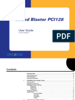 Creative PCI128 Sound Blaster PDF