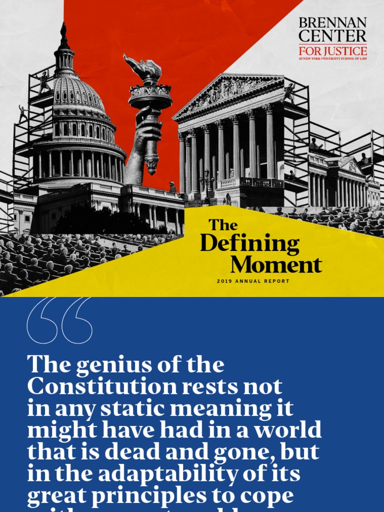 2019 Annual Report - Brennan Center For Justice | PDF | Brennan Center ...