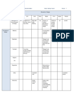 Visual Design Principles and Elements Matrix