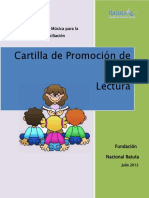 Cartilla Promoción de Lectura