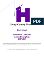 High School Advisement Guide 07 08