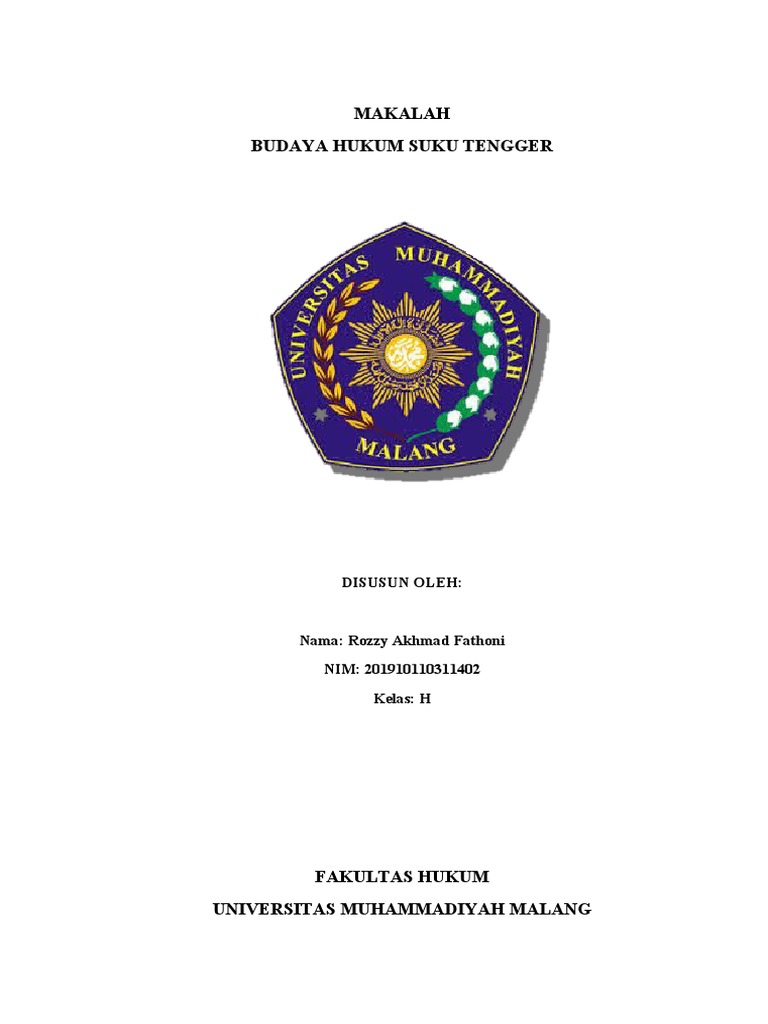 Makalah Budaya Suku Tengger | PDF
