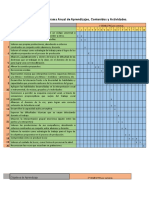 Carta Gantt Con Programa Anual de Aprendizajes