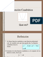 Presentacion Funcion Cuadratica Fundamentos de Matematicas