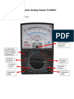 MULTIMETER ANALOG SANWA