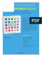 My Favorite Color by Aaron Becker Press Release
